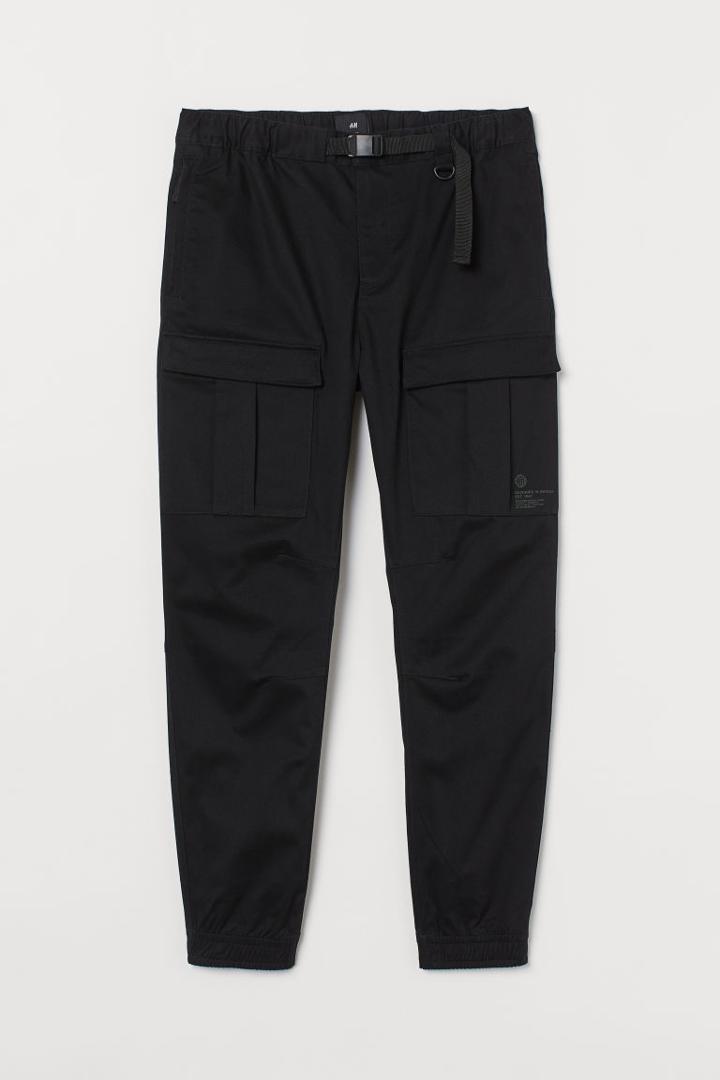 H & M - Cargo Joggers - Black