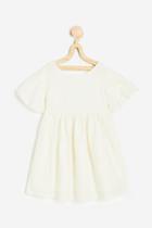 H & M - Broderie Anglaise Dress - White