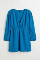 H & M - H & M+ Crped Dress - Blue