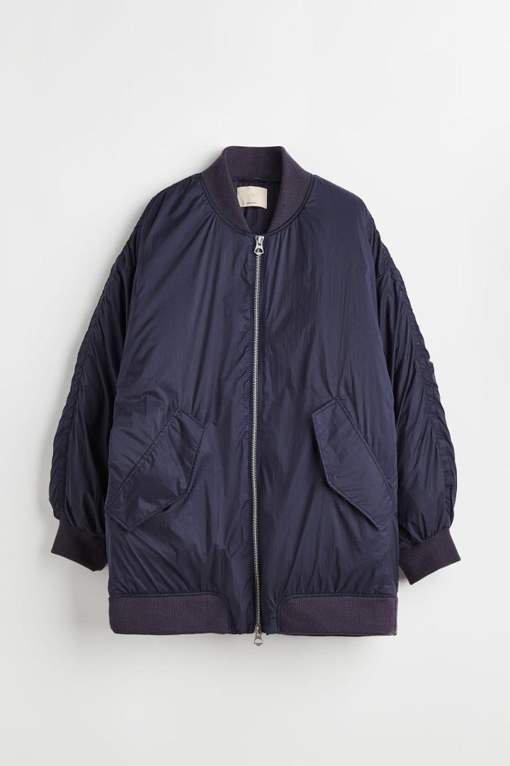 H & M - Oversized Down Jacket - Blue