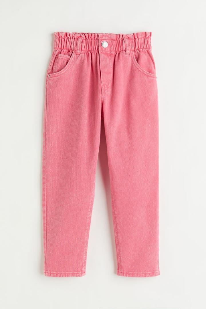 H & M - Relaxed Fit Jeans - Pink