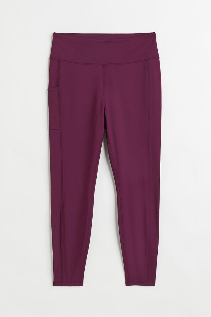 H & M - H & M+ Sports Leggings - Purple