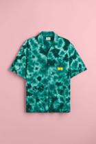 H & M - Relaxed Fit Terry Resort Shirt - Green