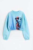 H & M - Boxy Sweatshirt - Turquoise