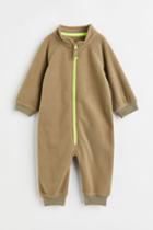 H & M - Fleece Jumpsuit - Green