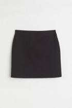 H & M - Short Jersey Skirt - Black