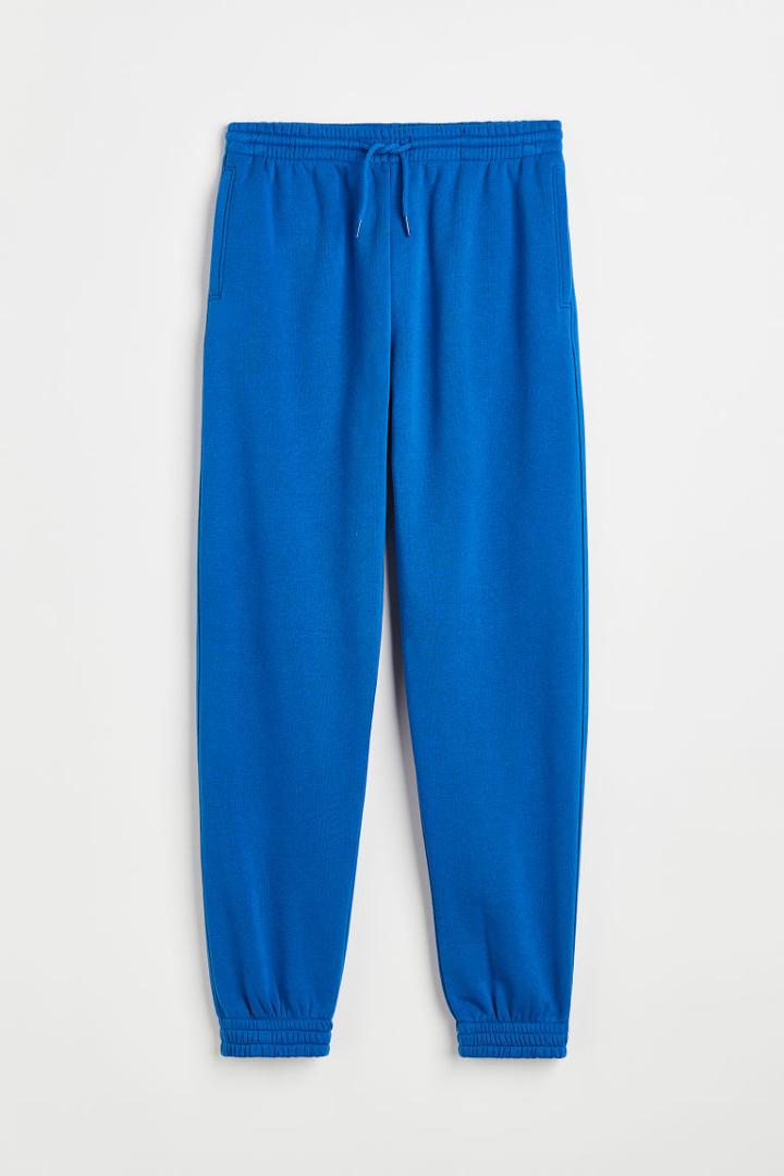 H & M - High Waist Joggers - Blue