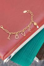 H & M - Pendant Bracelet - Gold