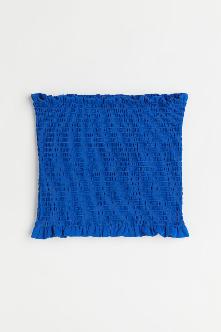 H & M - Smocked Tube Top - Blue