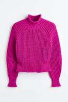H & M - H & M+ Knit Sweater - Pink