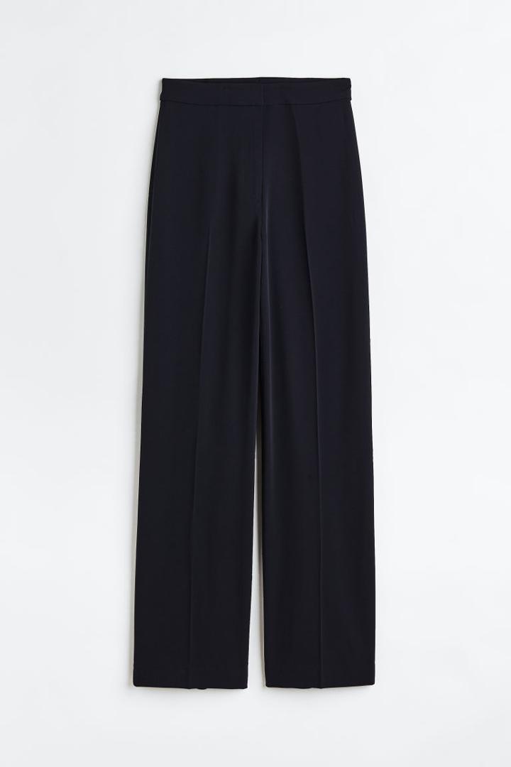 H & M - Wide-cut Pants - Blue