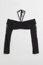H & M - Cut-out Top - Black