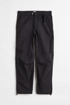 H & M - Relaxed Fit Belted Pants - Black