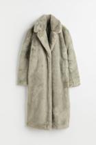 H & M - Single-breasted Coat - Green