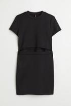 H & M - H & M+ Cut-out Dress - Black