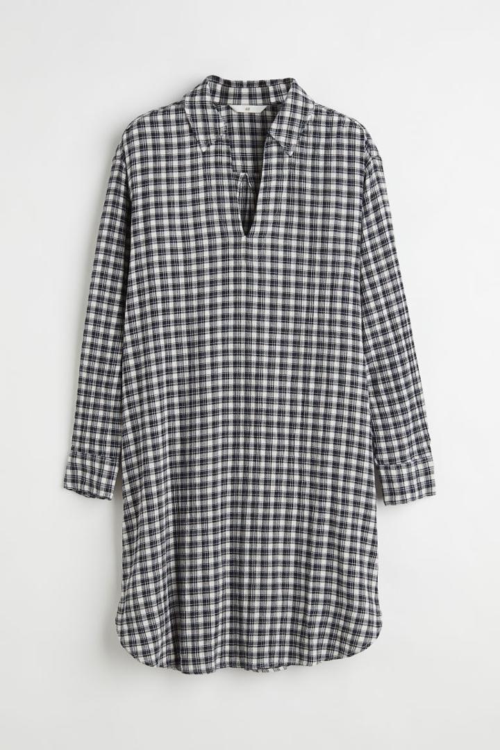 H & M - Collared Dress - Black