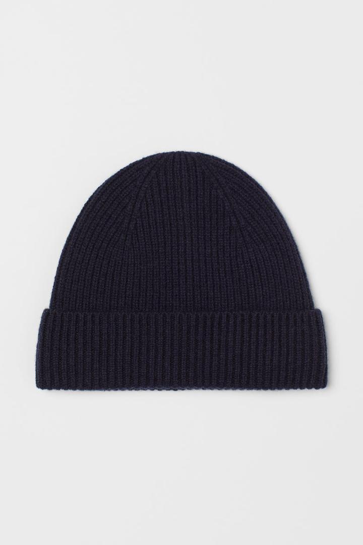 H & M - Merino Wool Hat - Blue