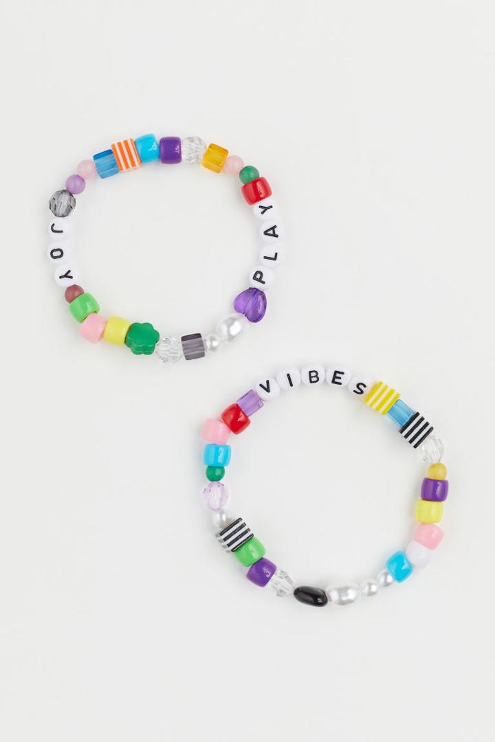 H & M - 2-pack Bracelets - Purple