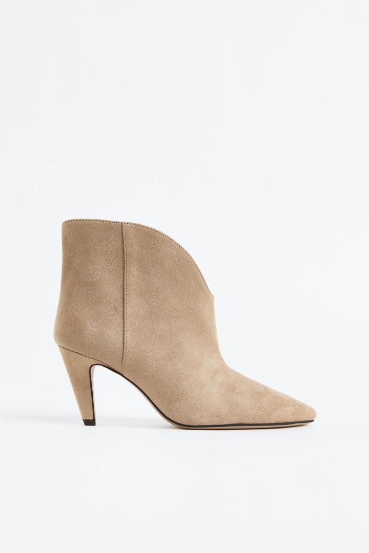 H & M - Heeled Boots - Green