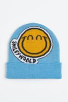 H & M - Knitted Motif-detail Hat - Blue