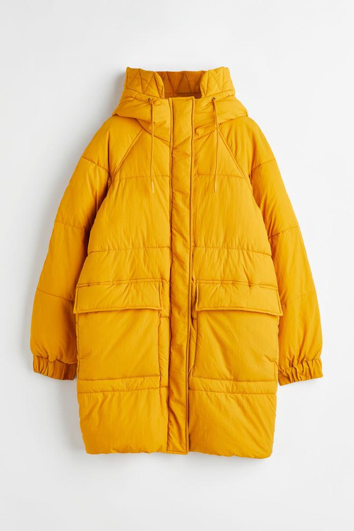 H & M - Puffer Coat - Yellow