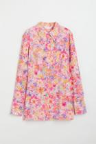 H & M - Patterned Shirt - Orange