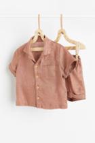 H & M - 2-piece Linen Set - Orange