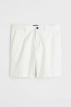 H & M - Regular Fit Dress Shorts - White