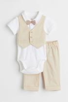 H & M - 2-piece Formal Set - Beige