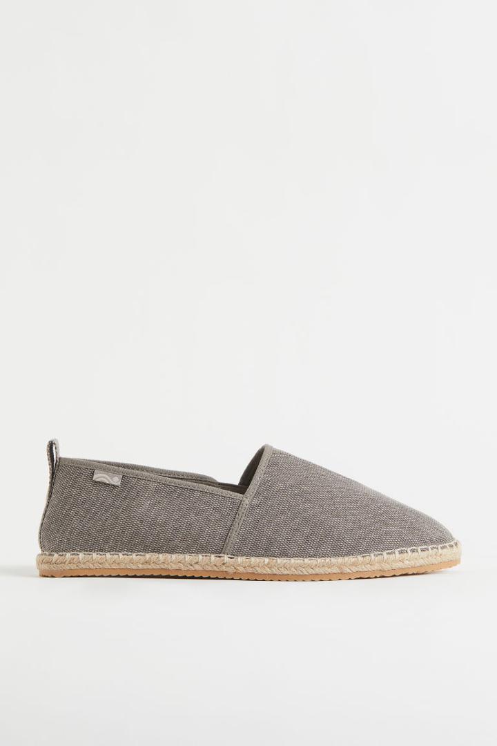 H & M - Canvas Espadrilles - Gray