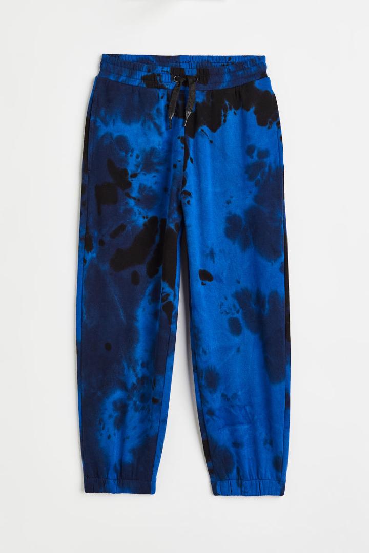 H & M - Wide-leg Joggers - Blue