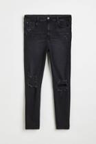H & M - True To You Skinny Ultra High Ankle Jeans - Black