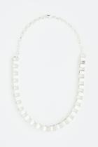 H & M - Box Chain Necklace - Silver