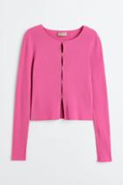 H & M - Viscose-blend Cardigan - Pink