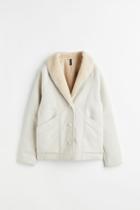 H & M - Fleece-lined Jacket - Beige