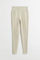 H & M - Seamless Sports Leggings - White