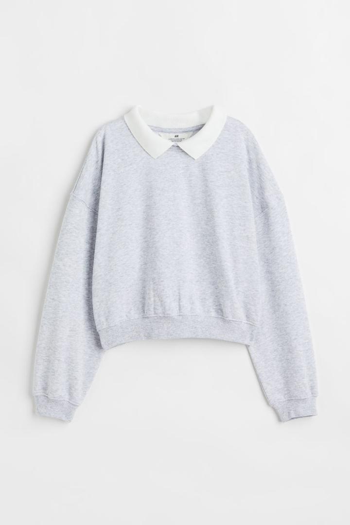 H & M - Oversized Sweatshirt - Gray