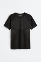 H & M - Drymove&trade; Seamless Sports Shirt - Black