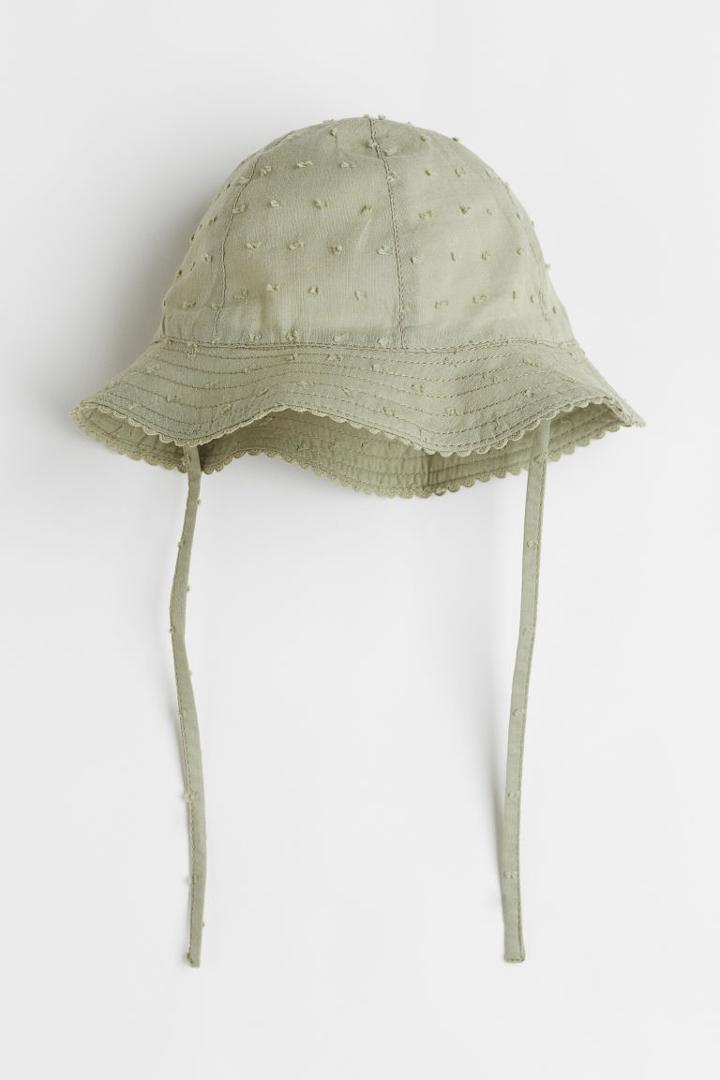 H & M - Cotton Sun Hat - Green