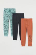 H & M - 3-pack Joggers - Orange