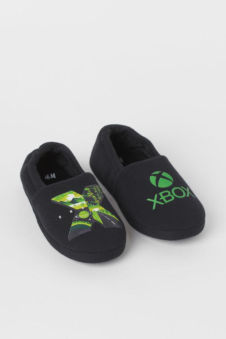 H & M - Soft Slippers - Black