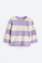 H & M - Cotton Sweater - Purple