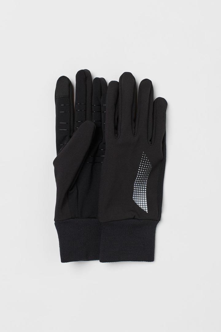 H & M - Running Gloves - Black