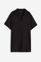 H & M - Pullover Shirt Dress - Black