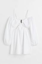 H & M - Short Cut-out Dress - White