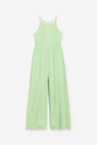 H & M - Pleated Jumpsuit - Green