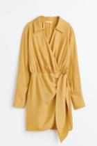 H & M - Wrap Dress - Yellow
