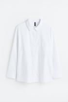 H & M - H & M+ Oxford Overshirt - White