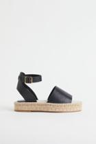 H & M - Espadrilles With Embroidery - Black