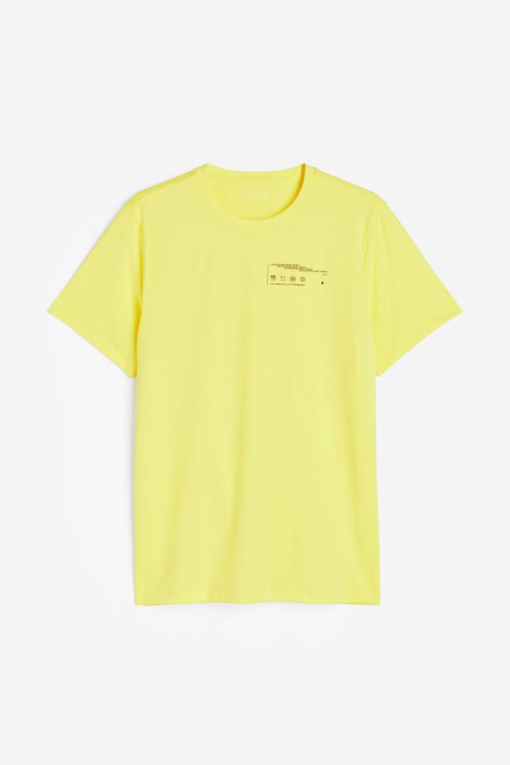 H & M - Drymove&trade; Sports Shirt - Yellow
